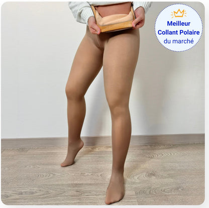 Collant Polaire Effet Transparent