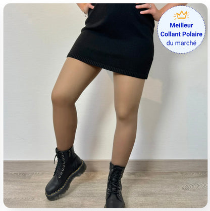 Collant Polaire Effet Transparent